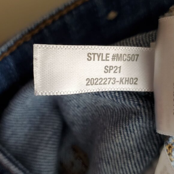 Madewell Womans Size 24 Curvy High-Rise Skinny Crop Jeans Denim 26x25 - Picture 7 of 15